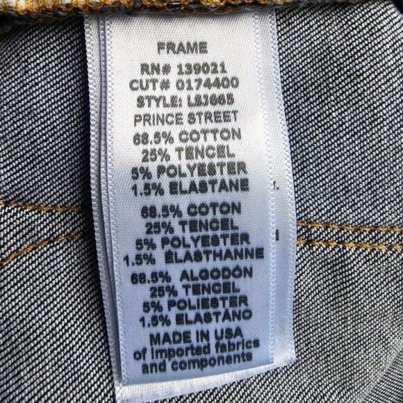 Frame Le Skinny blue Casual Women's Denim Jeans. Size 26 - Picture 10 of 11